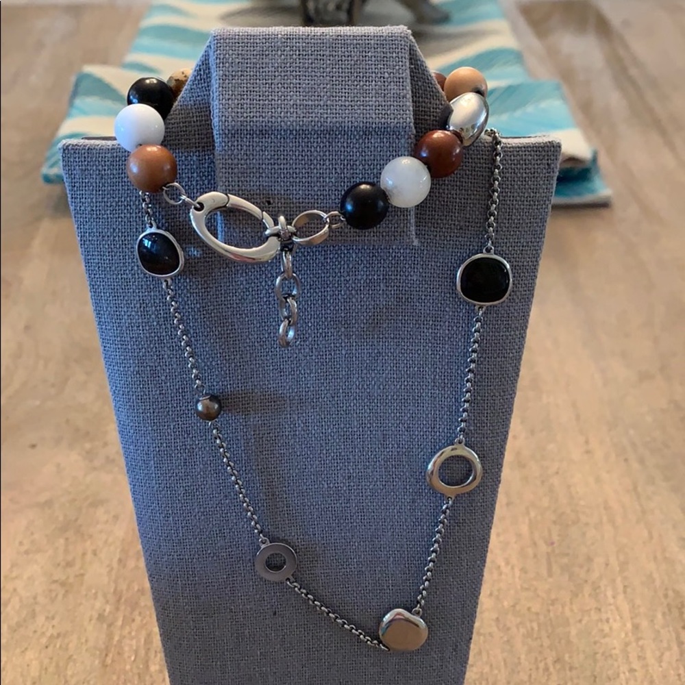 Fossil necklace and bracelet set